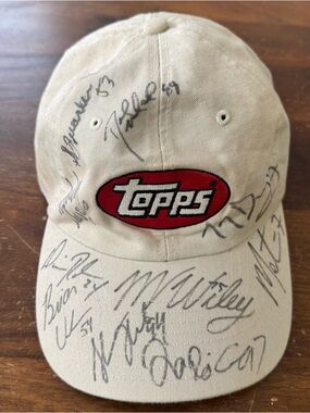 Signed Topps Super Bowl Hat - Marcellus Wiley, Tony Dungy, Brian Urlacher & More